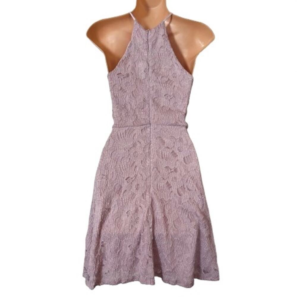 NWT AQUA‎ Lavendar Halter-Nexj Dress Sz XS - Picture 2 of 6